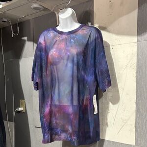 ATHLETA MESH OVERSIZED TEE NWT